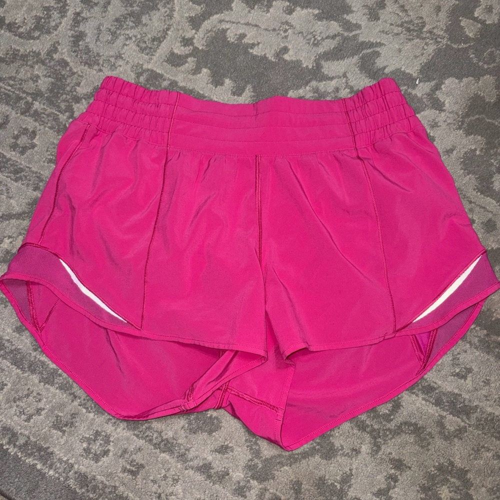 lululemon athletica Hot Pink Athletic Shorts